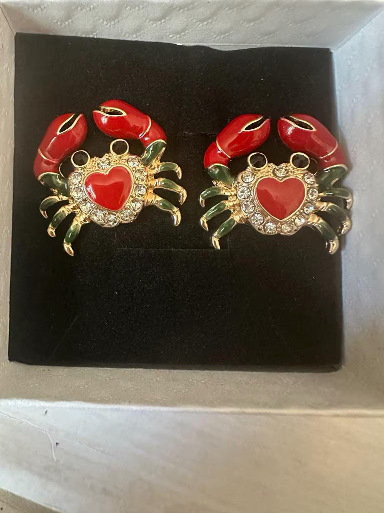 Crab Stud Earrings