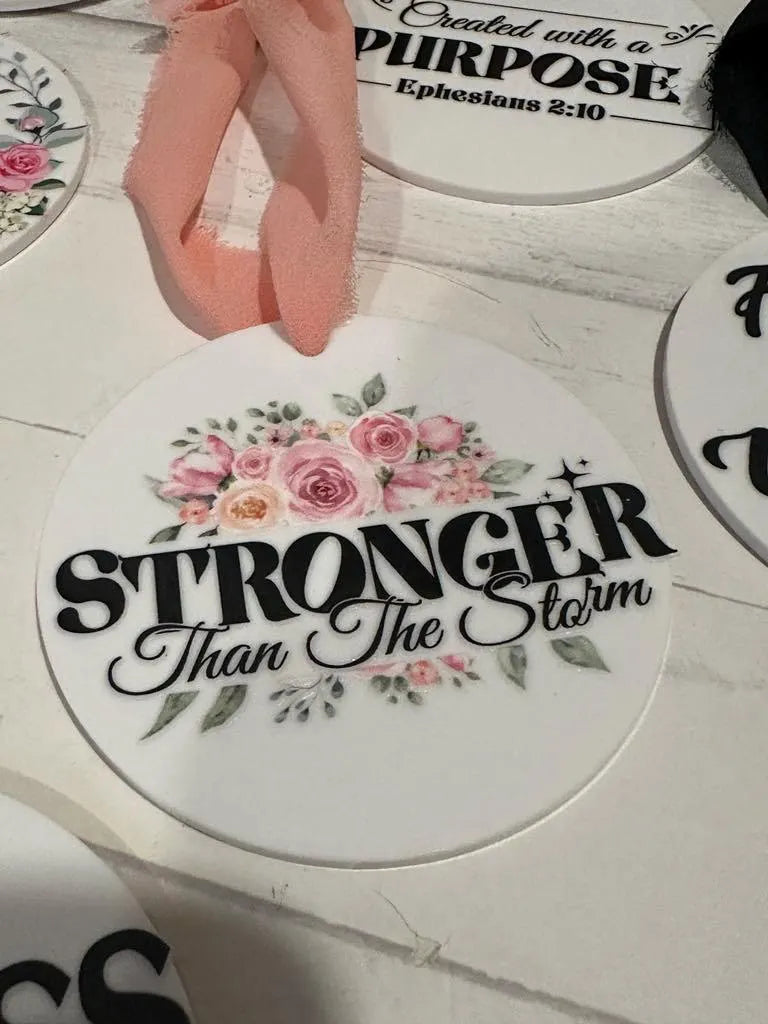 Acrylic Affirmation  Ornaments