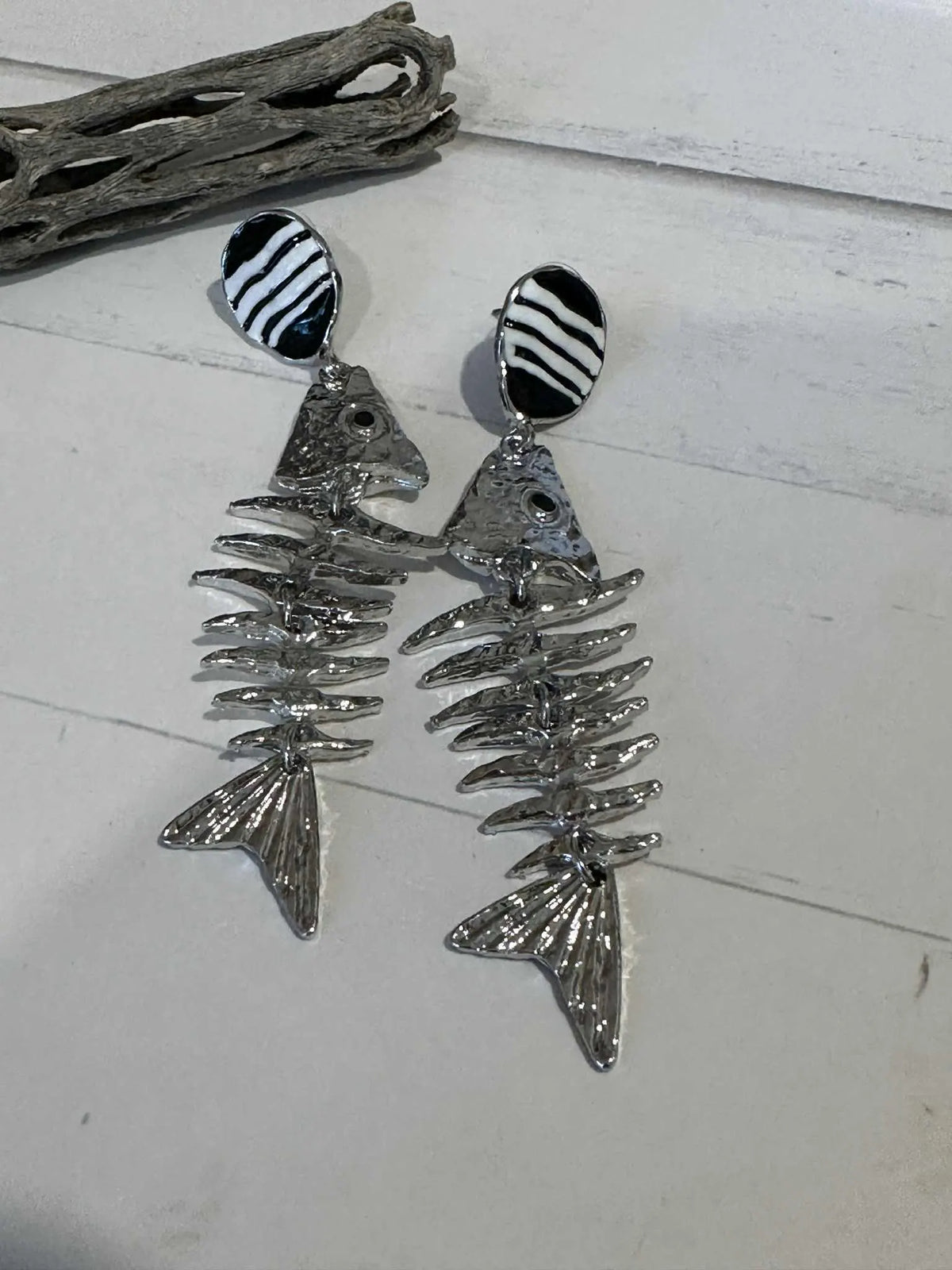 Fish Bone Earrings