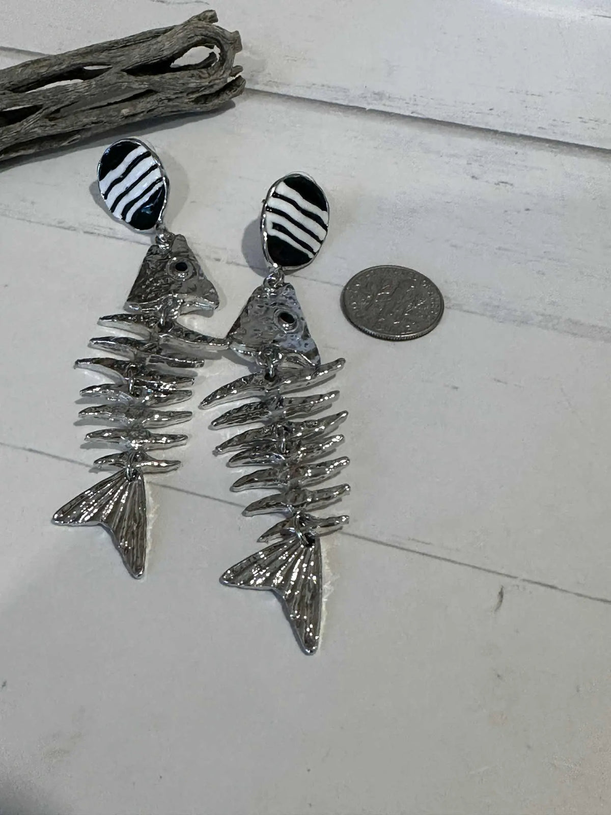 Fish Bone Earrings