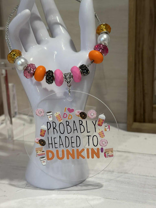 Dunkin Car Charm