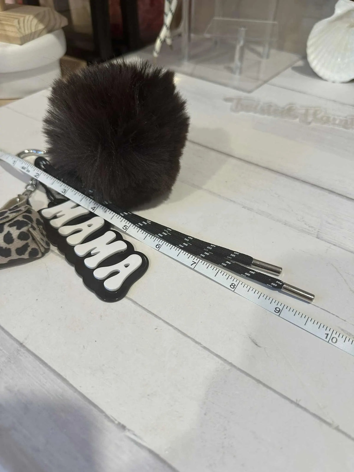 Mama Pom Pom Keychain Bag Clips