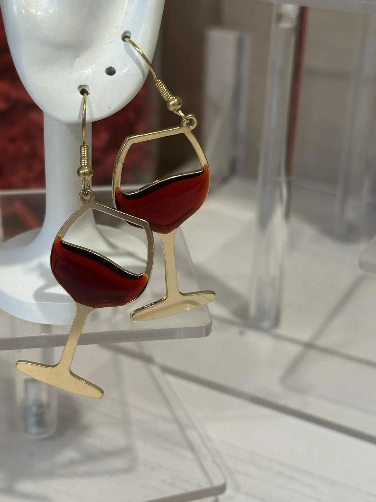 Wine Glass Earrings