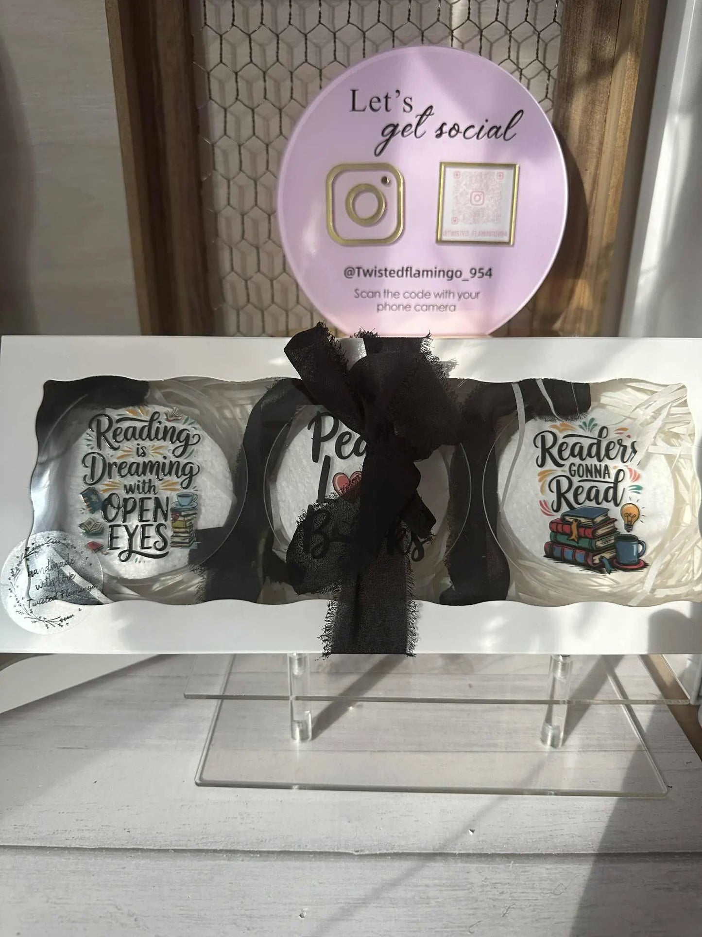 Book Lover Ornament Set