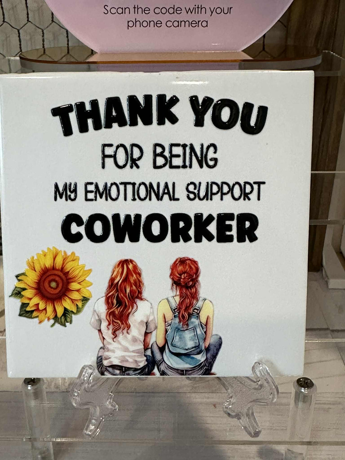 Co Worker Ceramic Tile Art