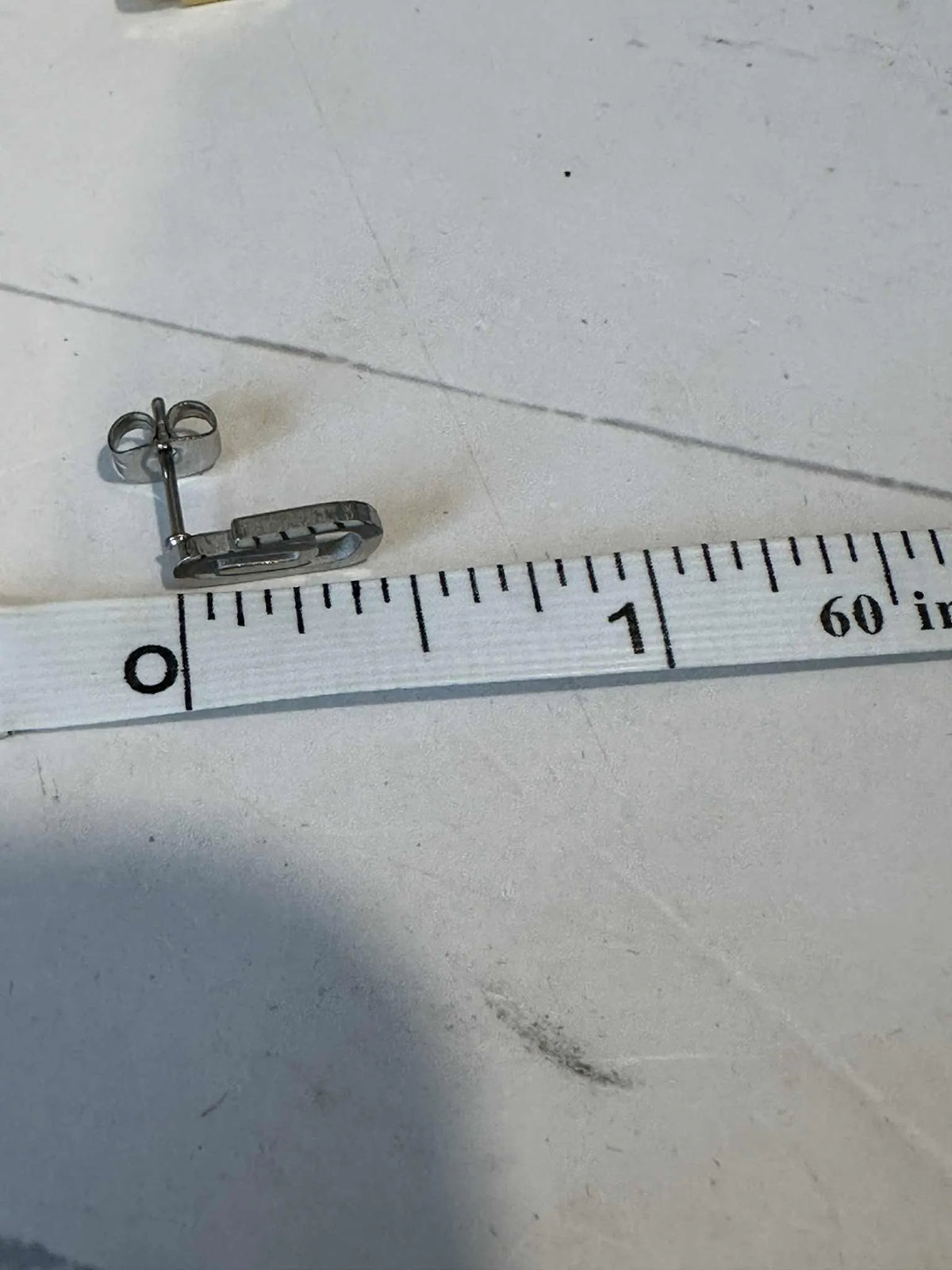 Mini Paperclip Stud Earrings