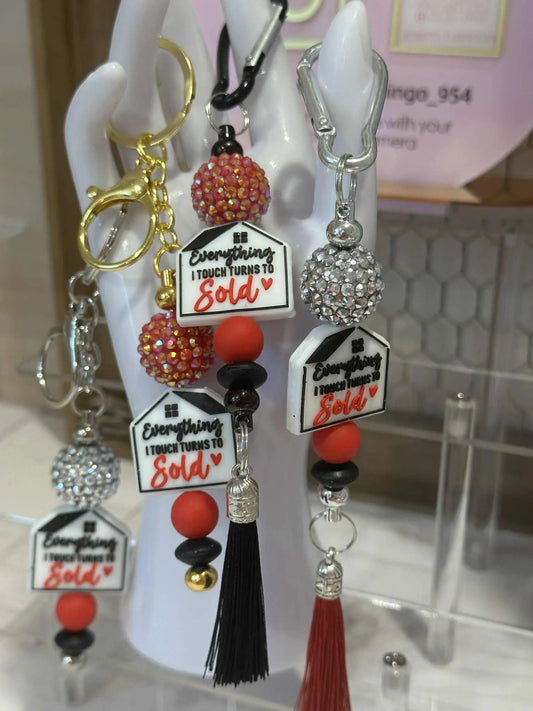 Realtor Keychain Clips
