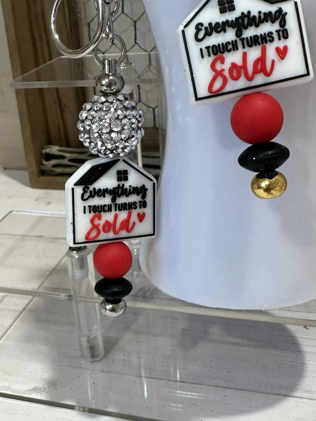 Realtor Keychain Clips