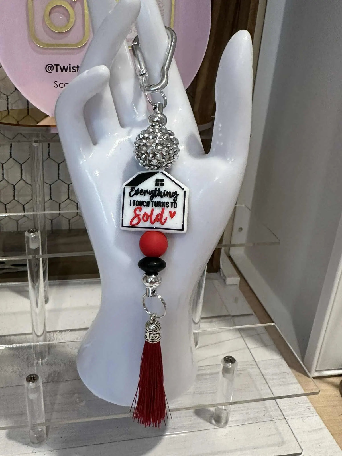 Realtor Keychain Clips