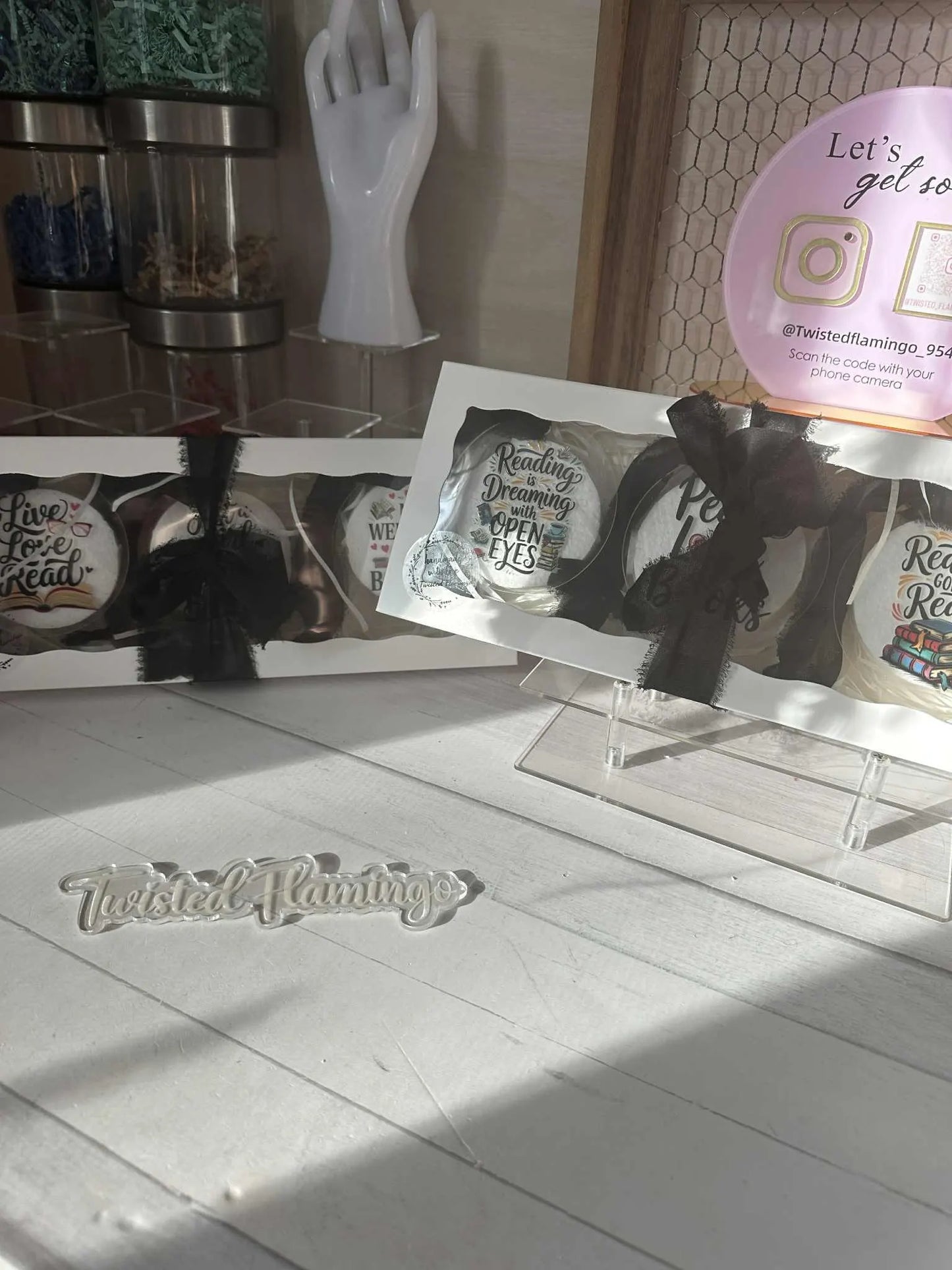 Book Lover Ornament Set