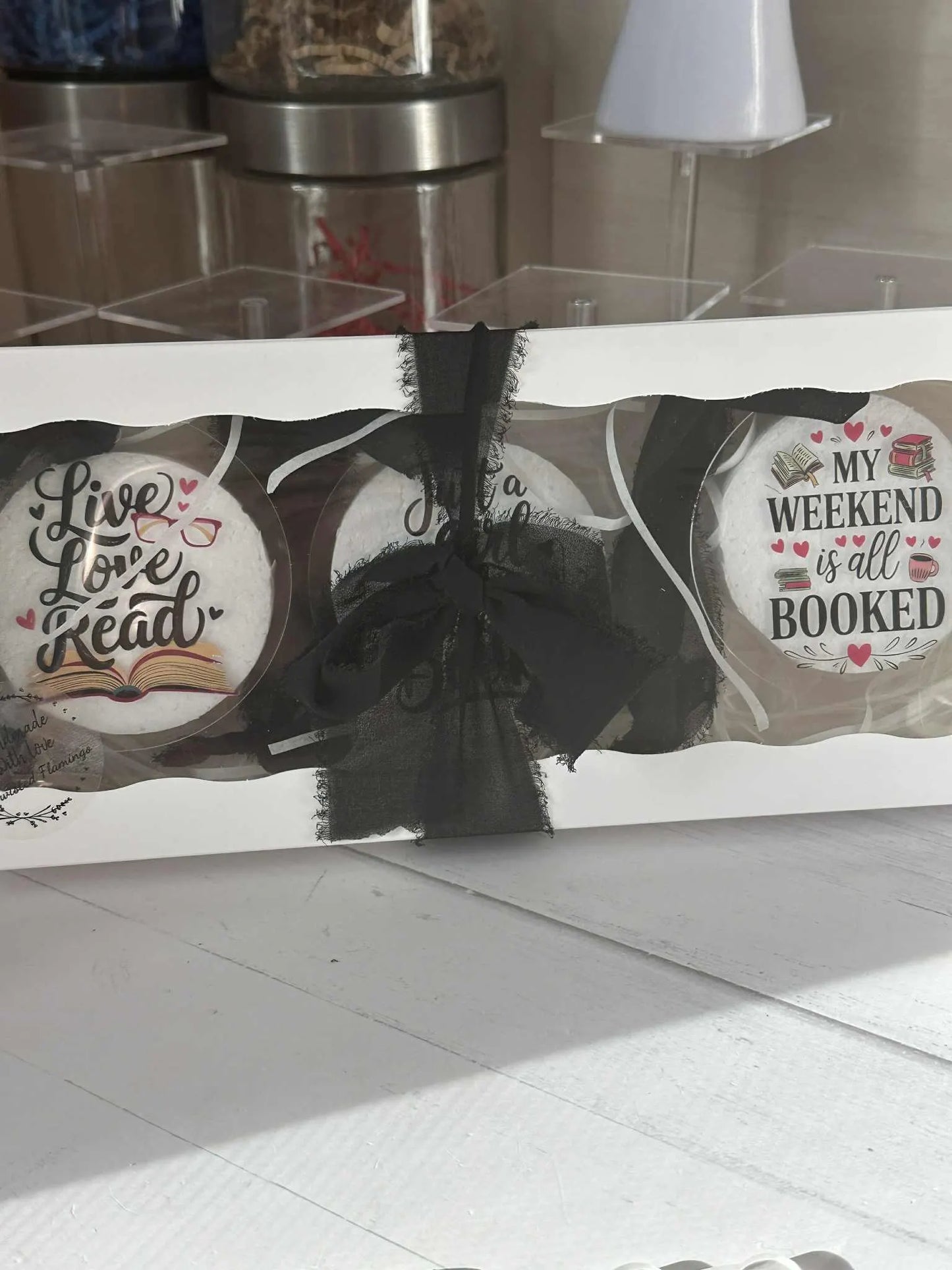 Book Lover Ornament Set