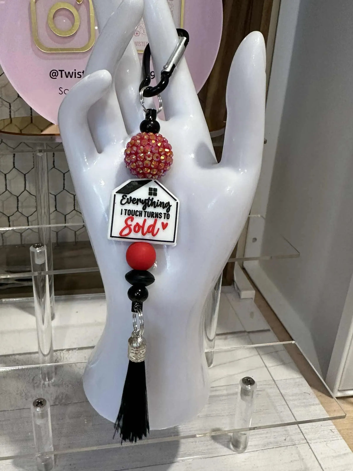 Realtor Keychain Clips