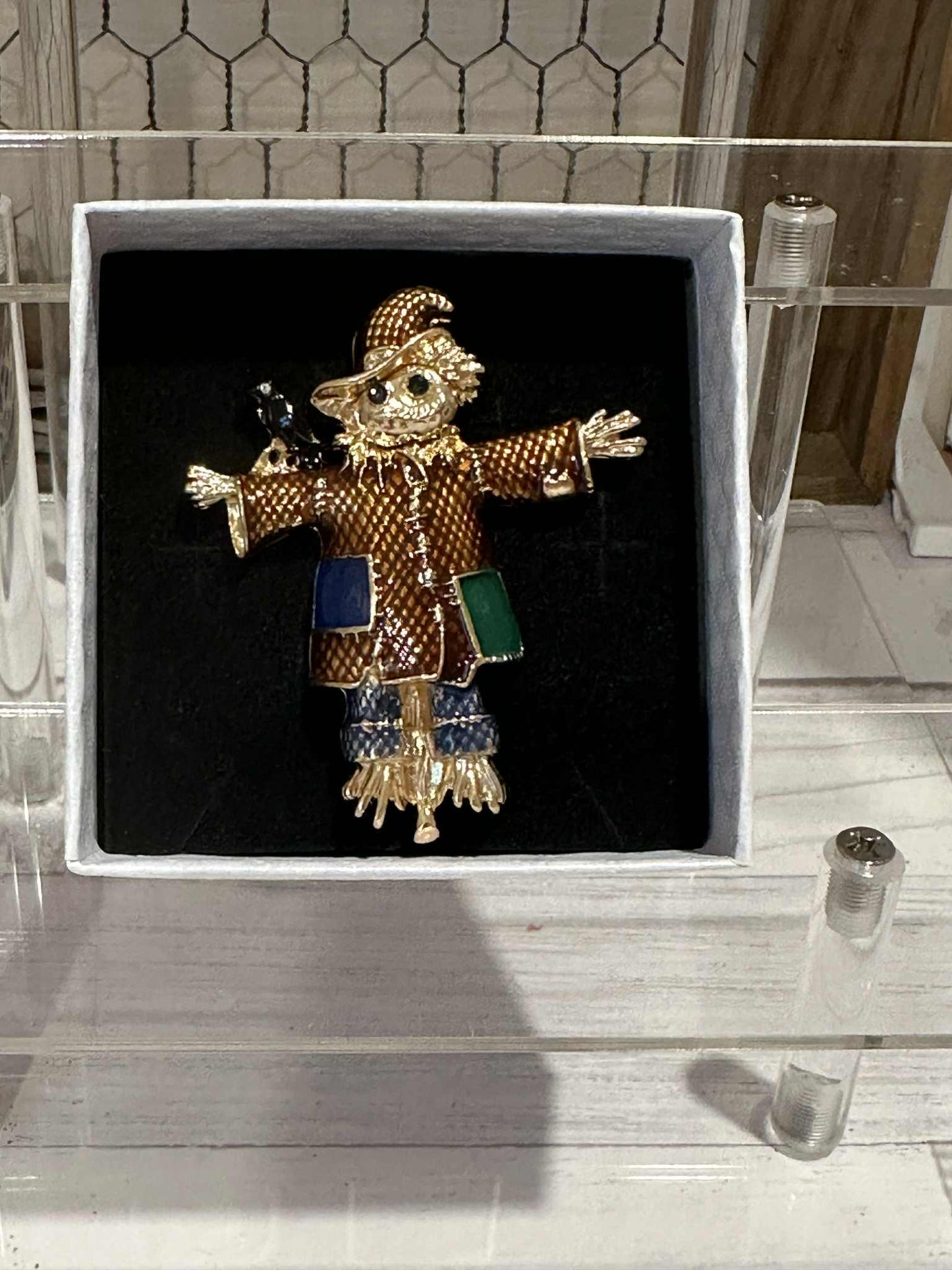 Scarecrow Brooch