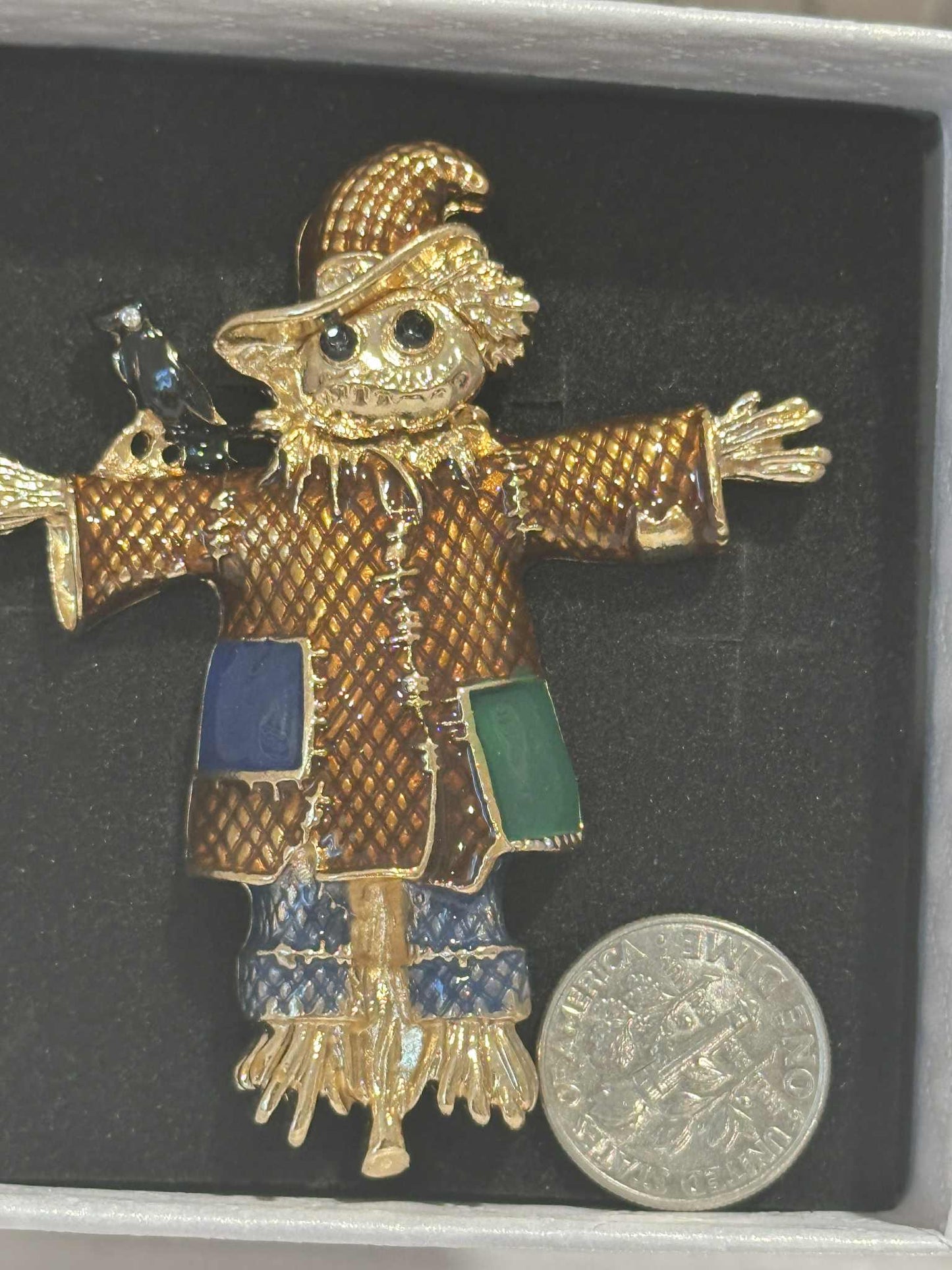 Scarecrow Brooch