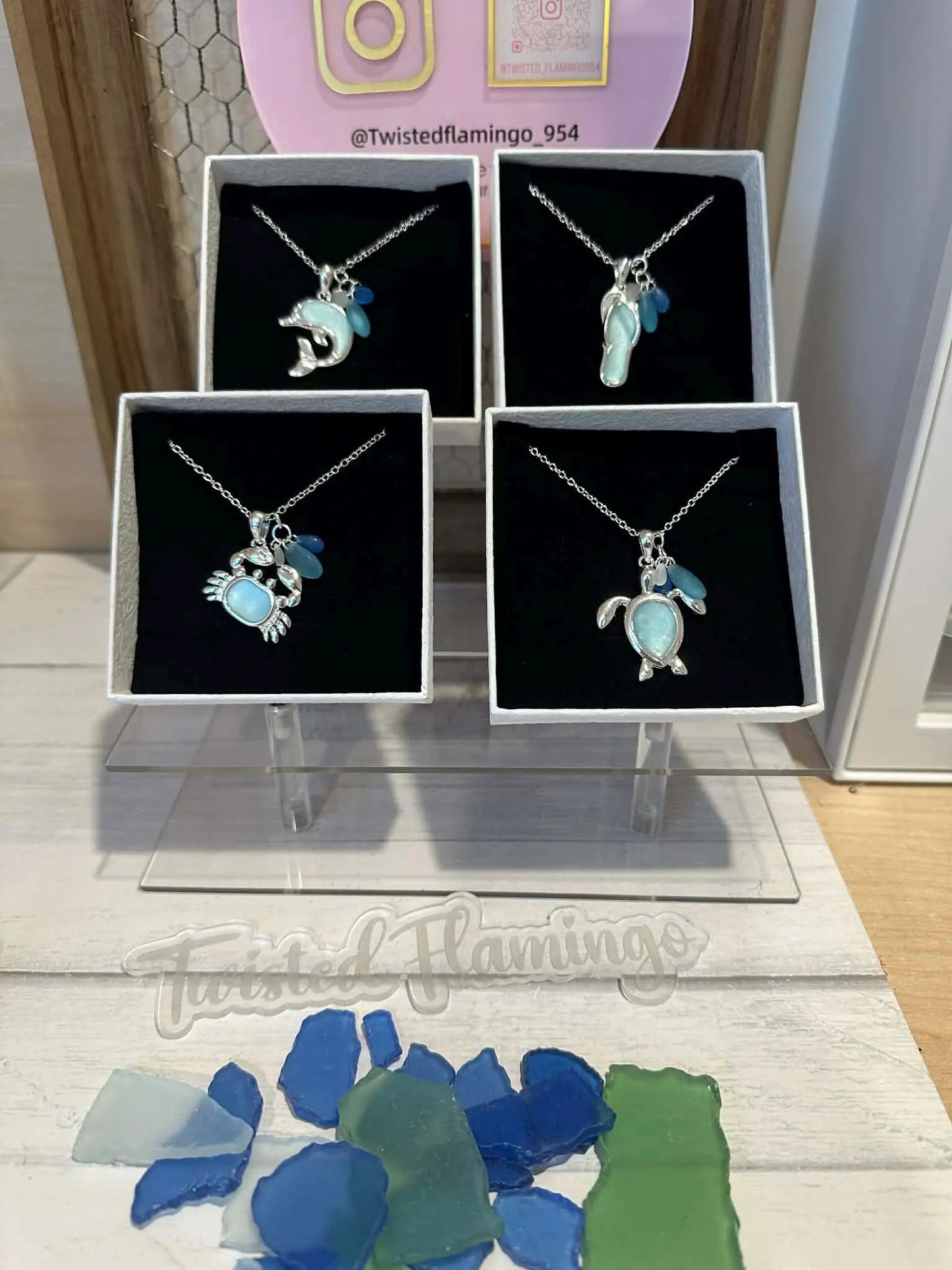 Sea Glass Beachy Necklaces