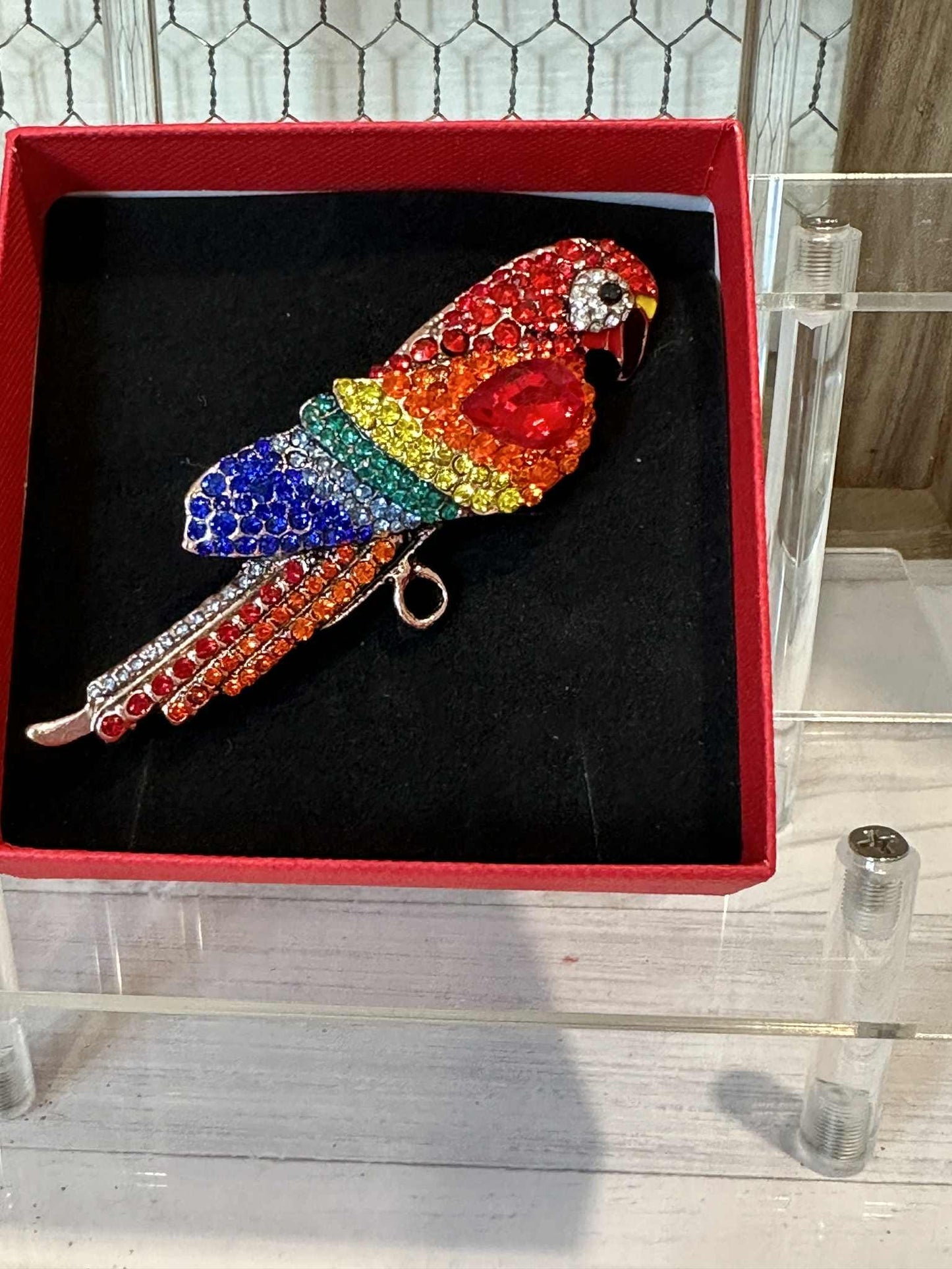 Parrot Brooch
