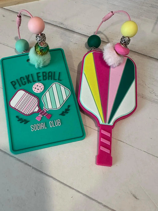Pickleball Luggage Tags