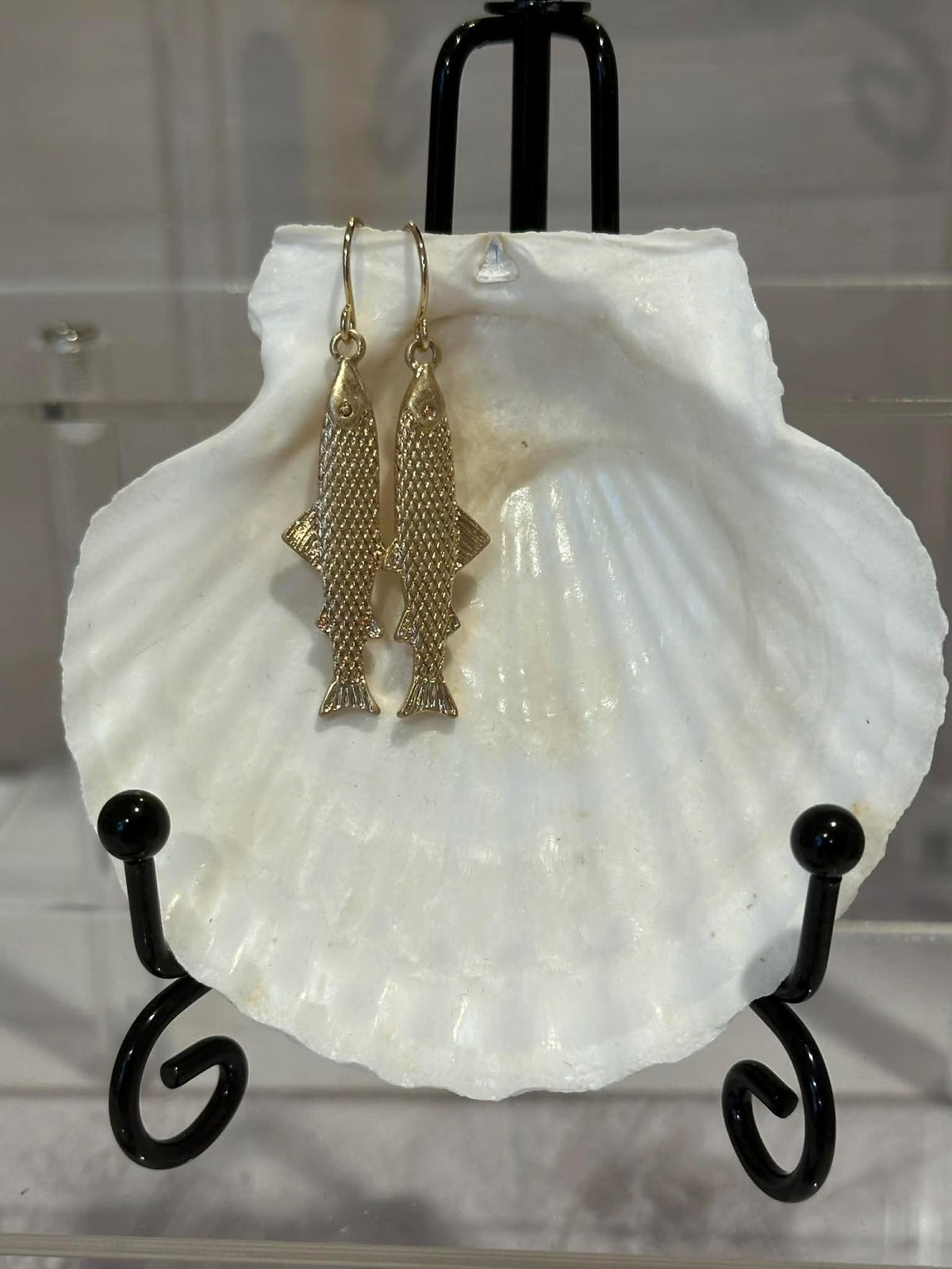 Long Fish Earrings
