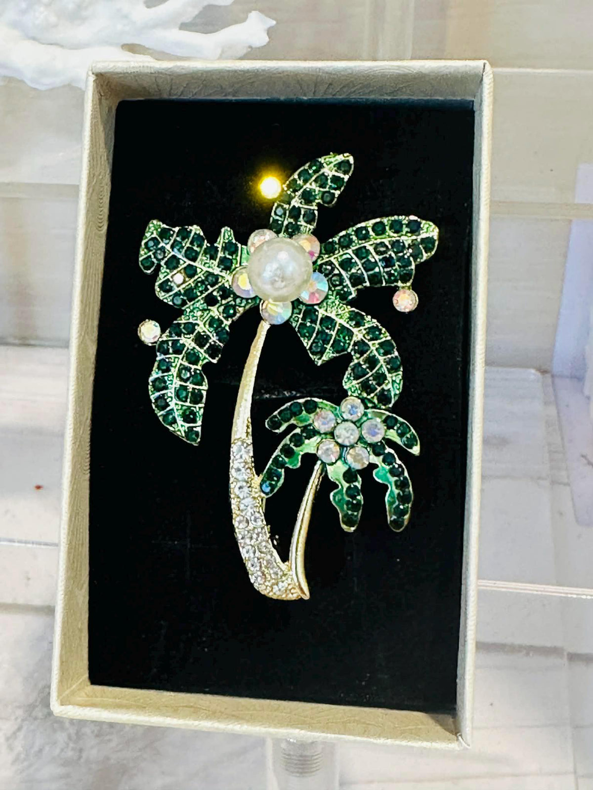 Palm Tree Brooch