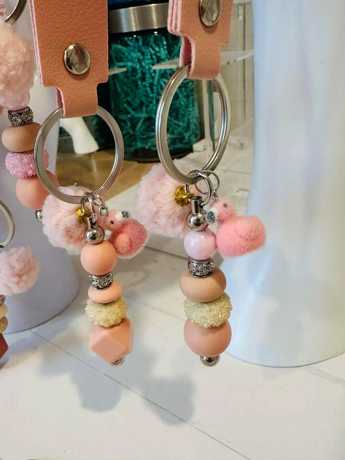 Zero Flocks Flamingo Key Fob