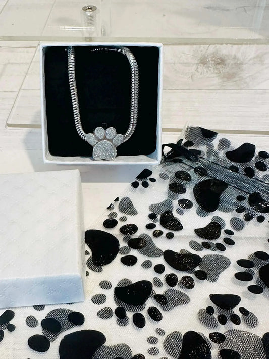 Paw Cremation Bracelet