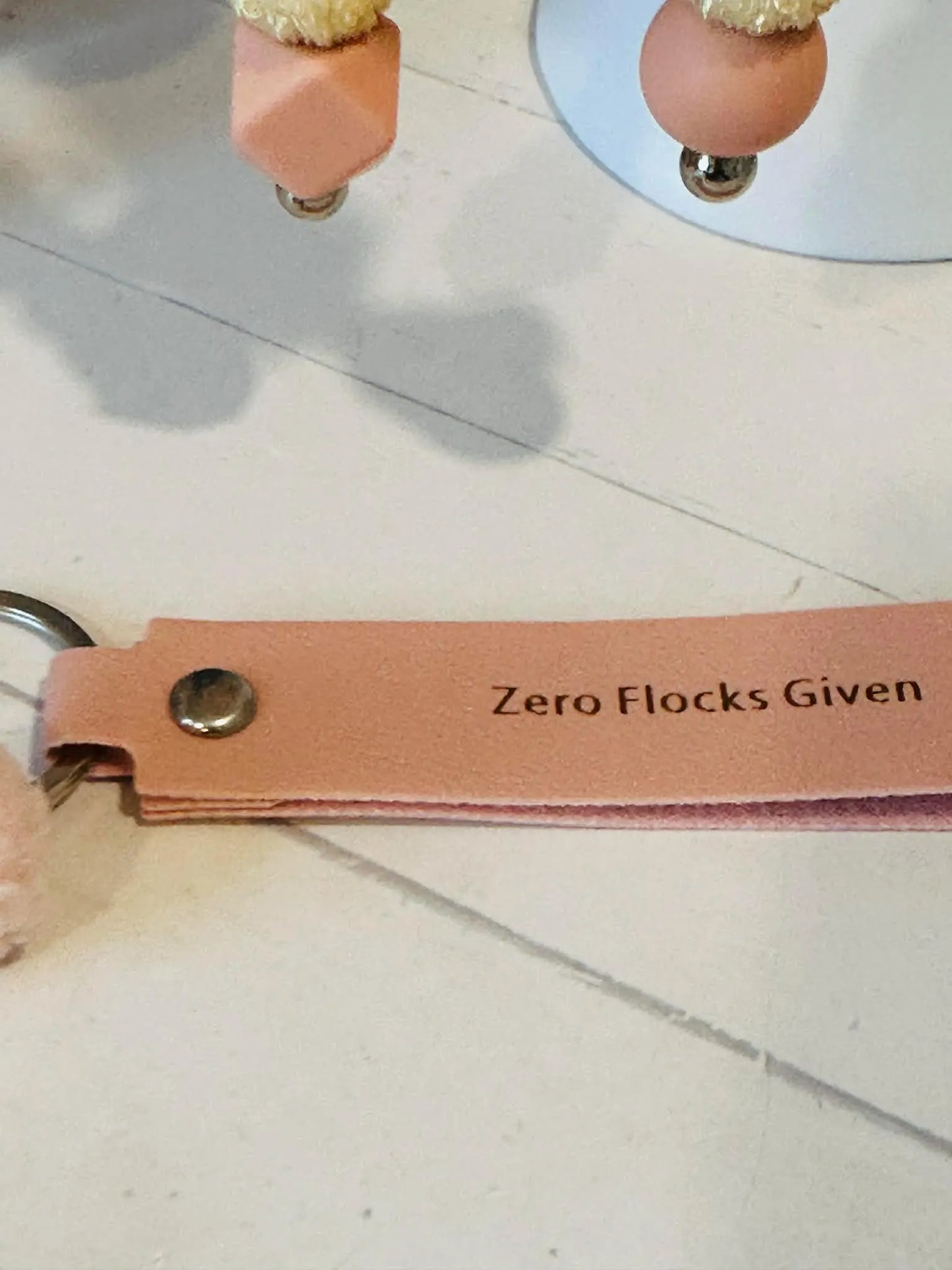 Zero Flocks Flamingo Key Fob