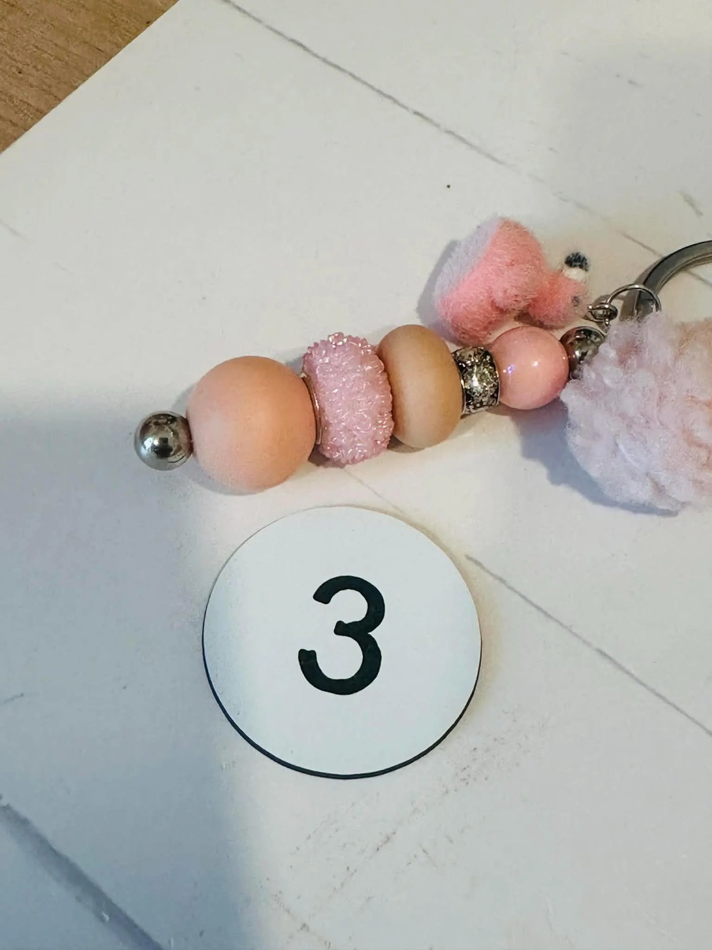 Zero Flocks Flamingo Key Fob