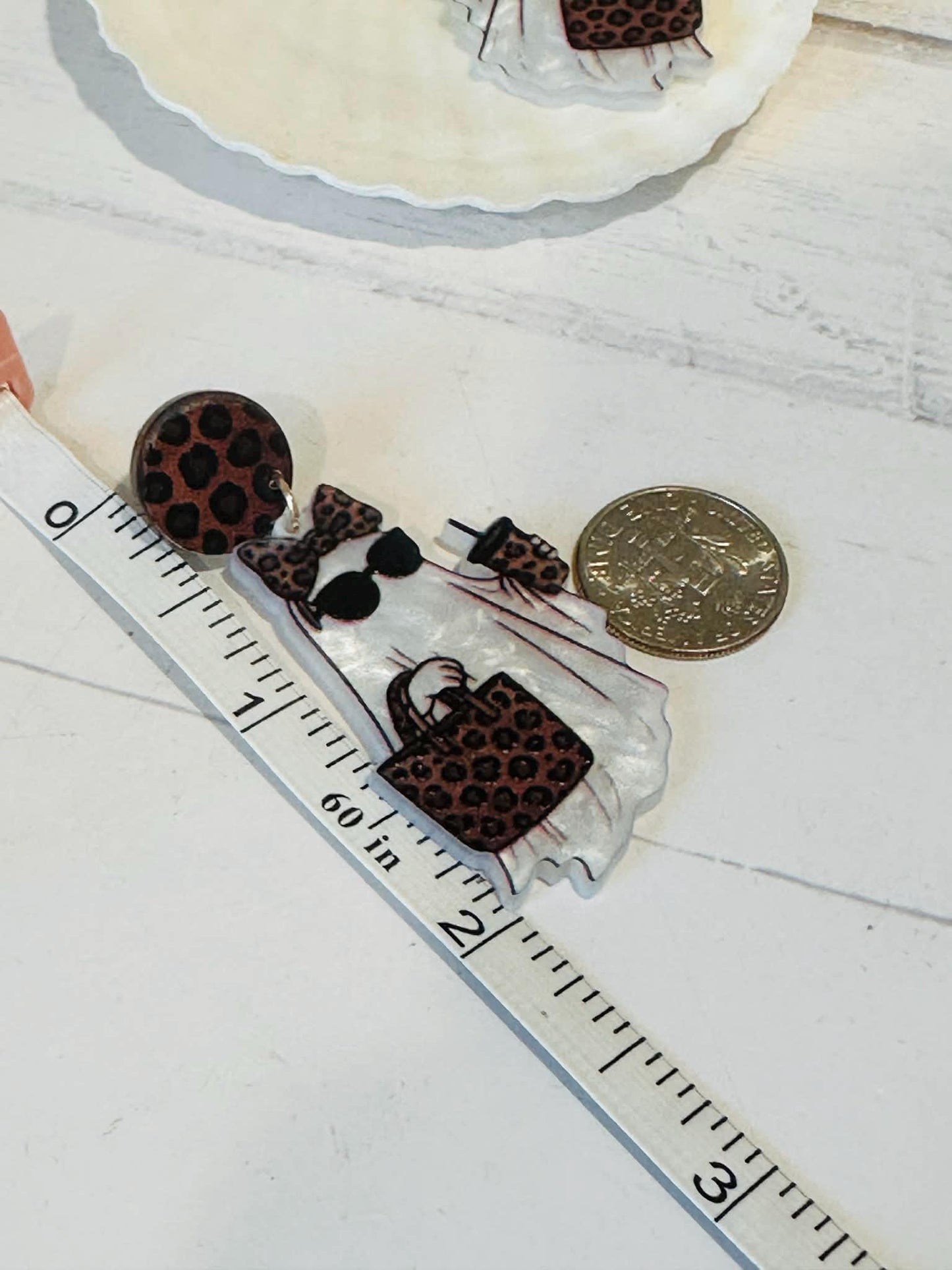 Leopard Ghot Earrings