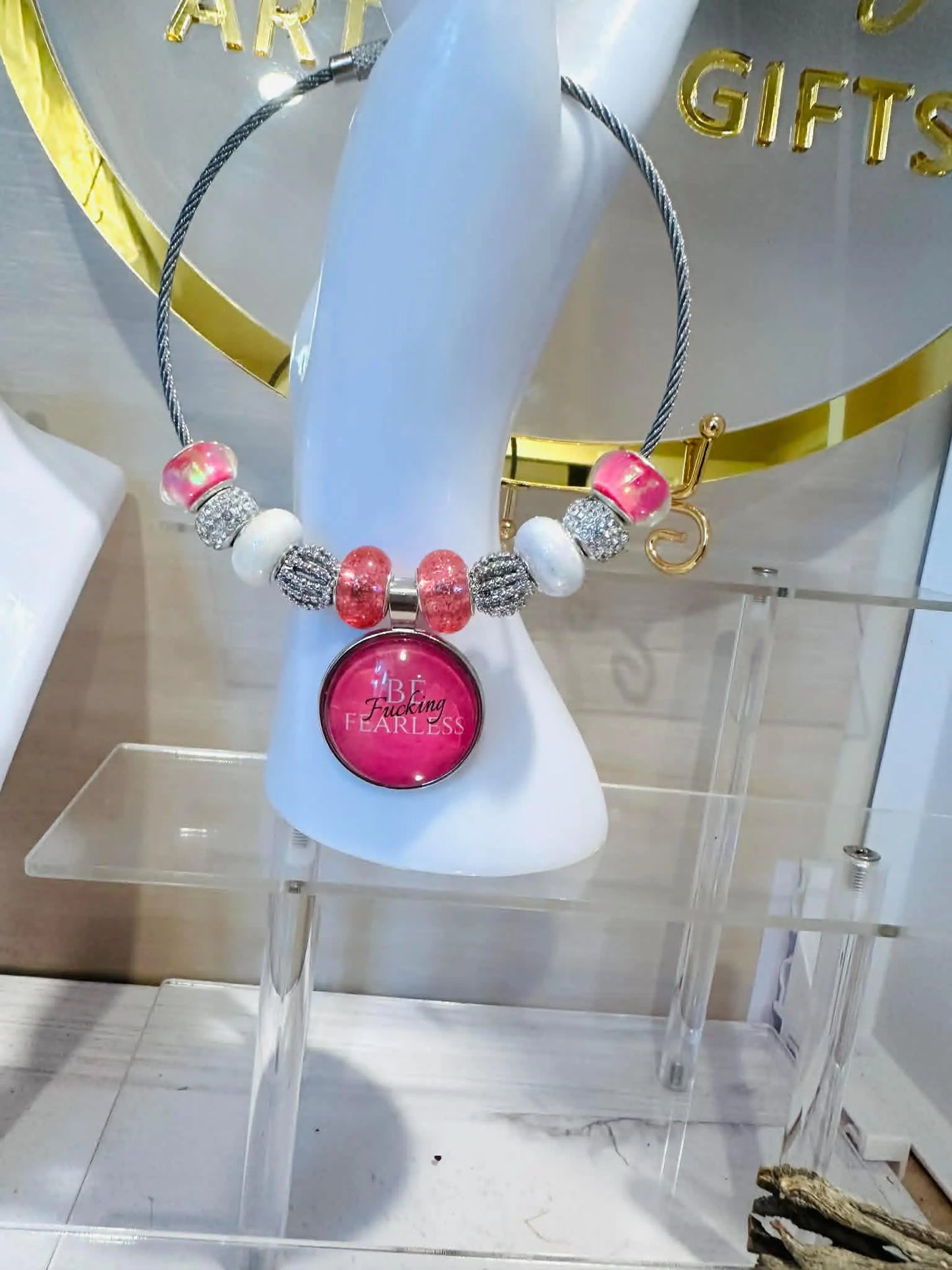 Be F*cking Fearless Car Charm