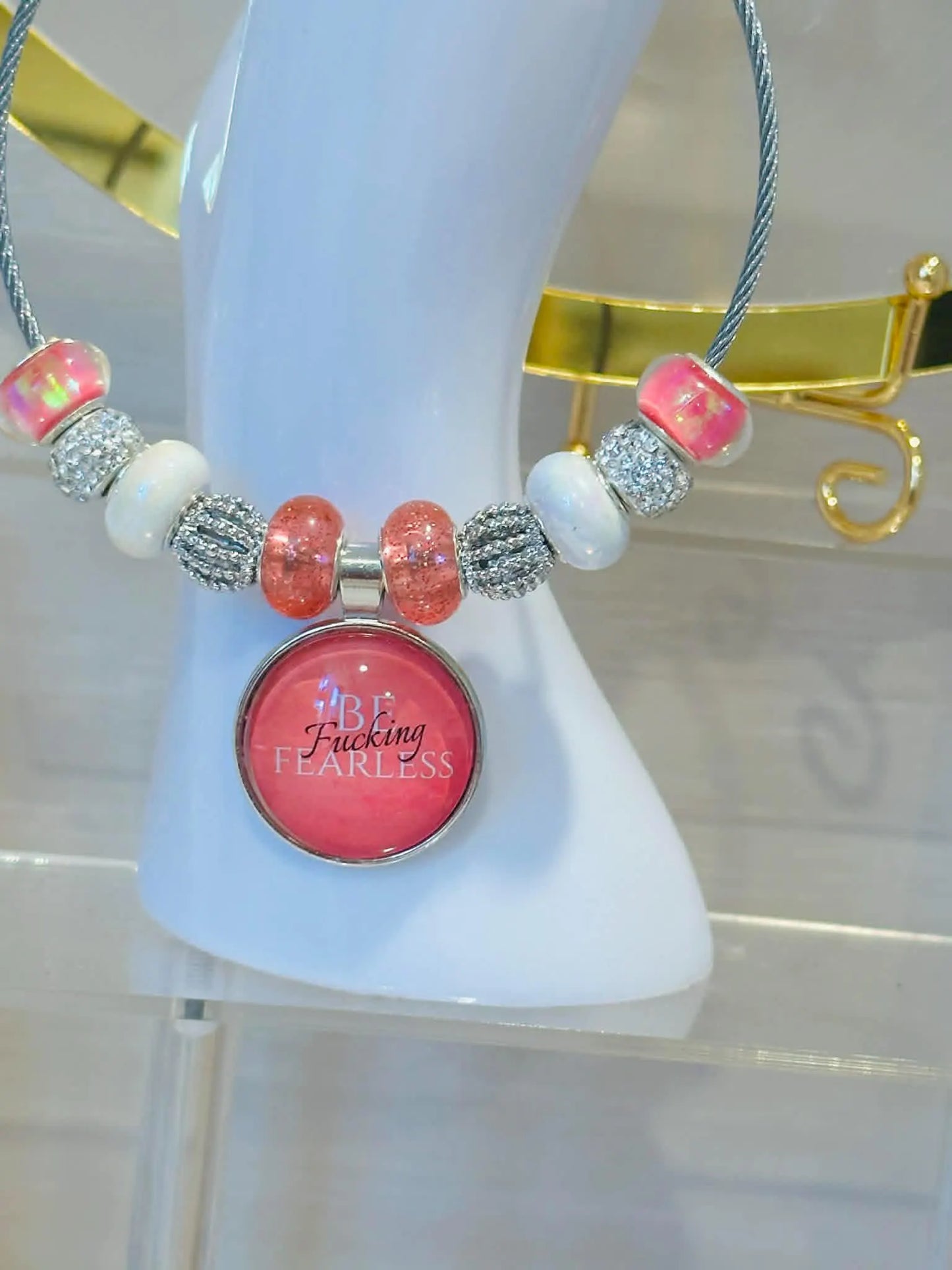 Be F*cking Fearless Car Charm