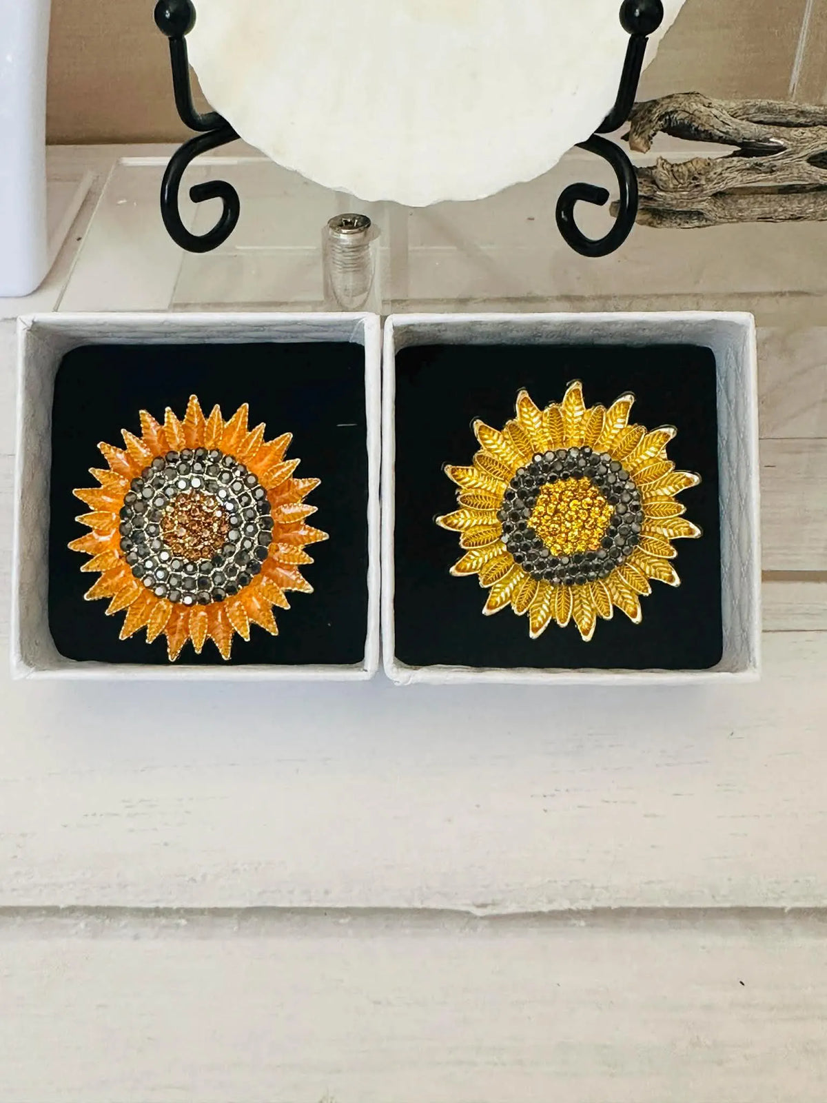 Sunflower Brooch
