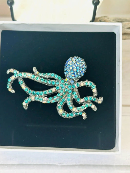 Octopus Brooch
