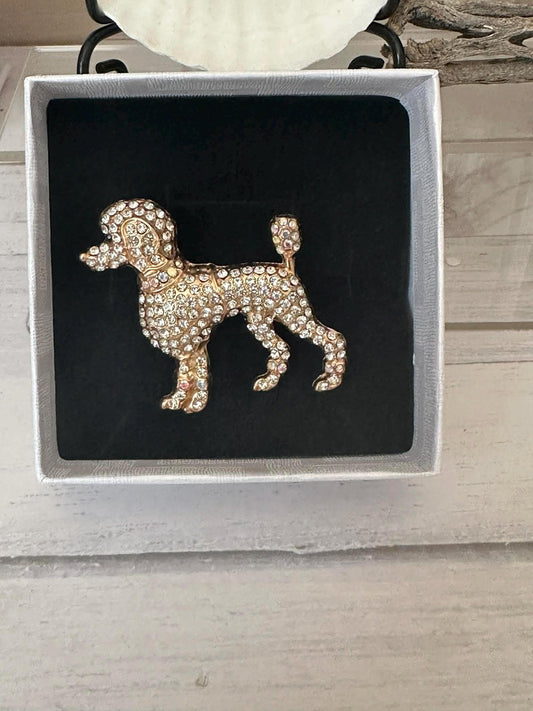 Poodle Brooch