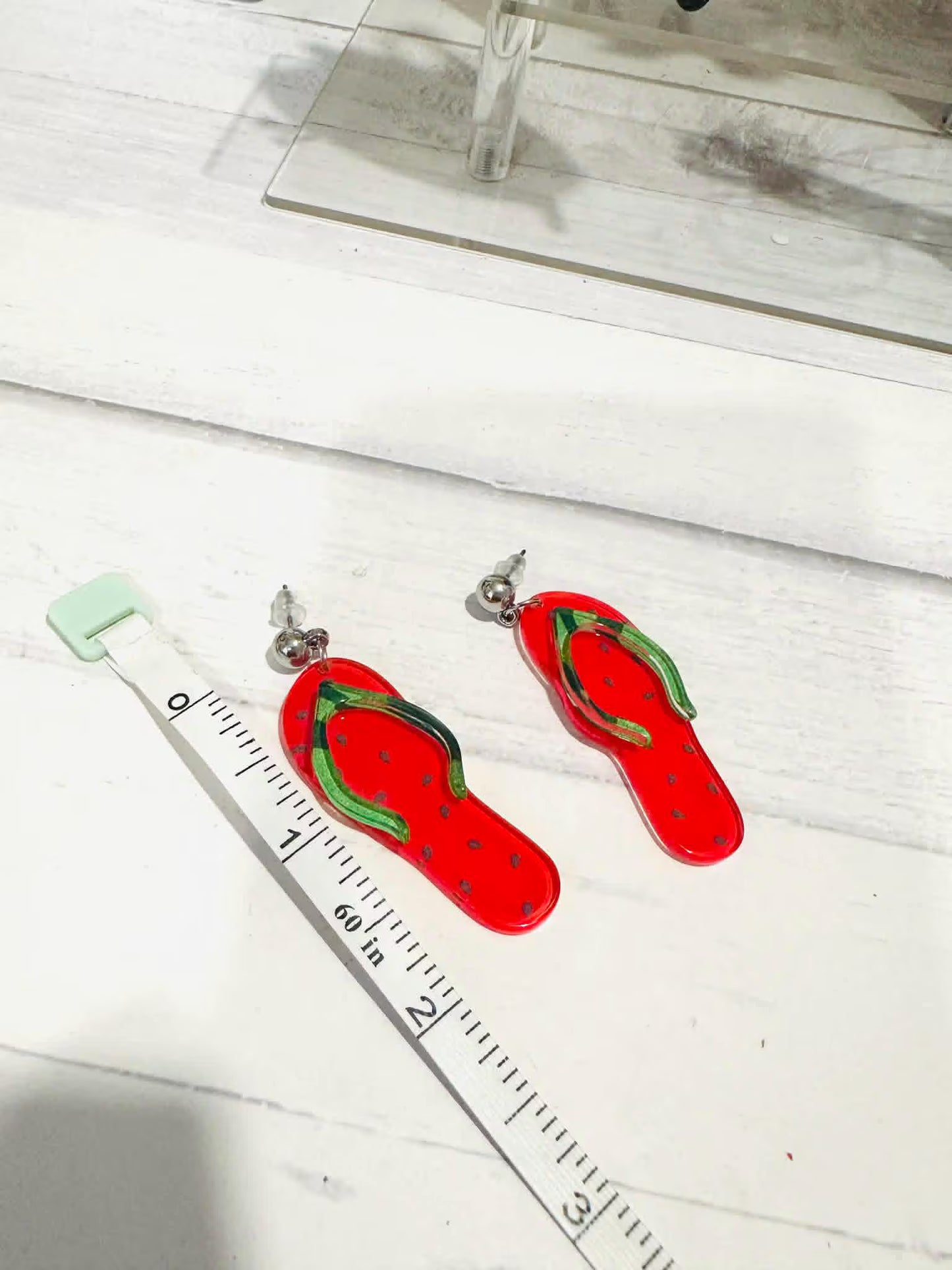 Watermelon Flip Flop Earrings