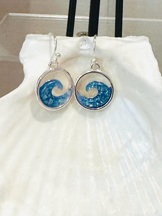 Dainty Wave Earrings