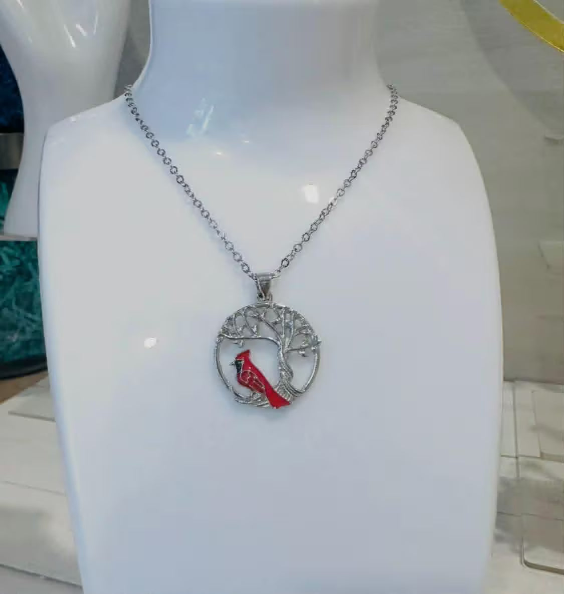 Cardinal Necklace