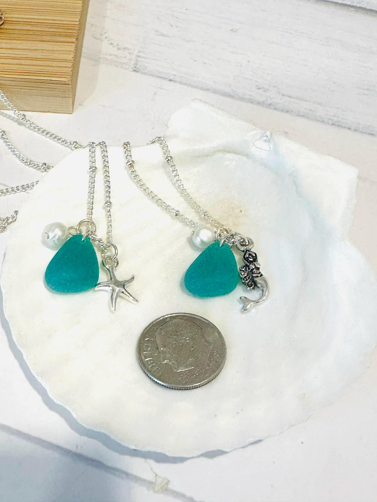 Sea Glass Anklets