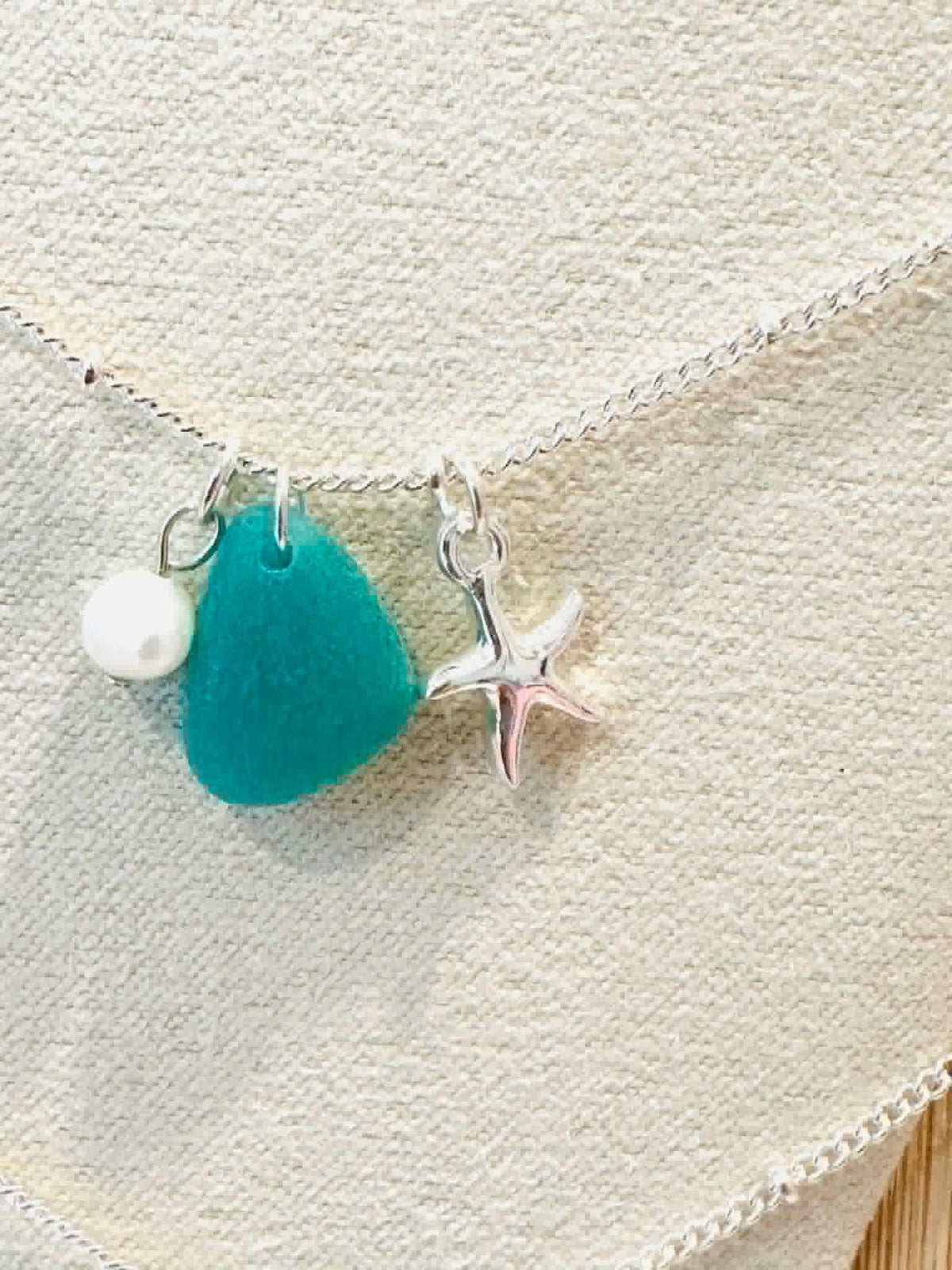Sea Glass Anklets