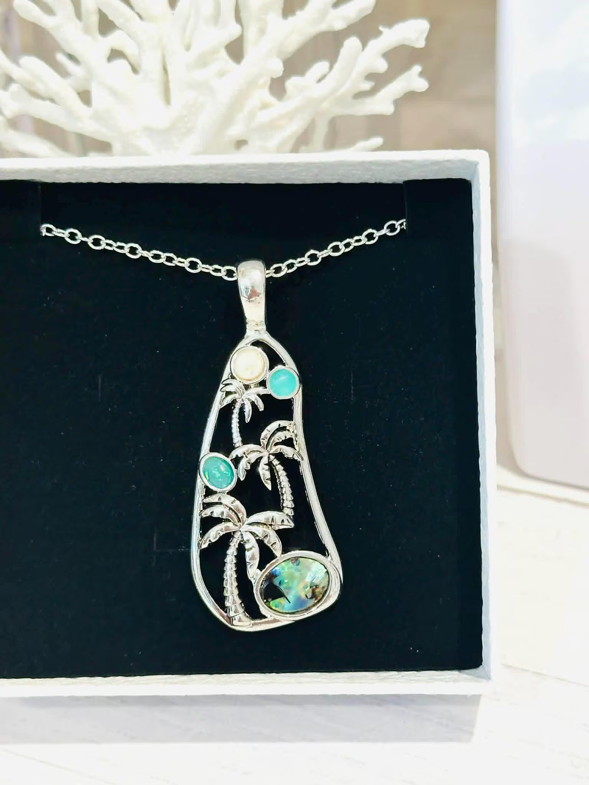 Palm Tree Necklace