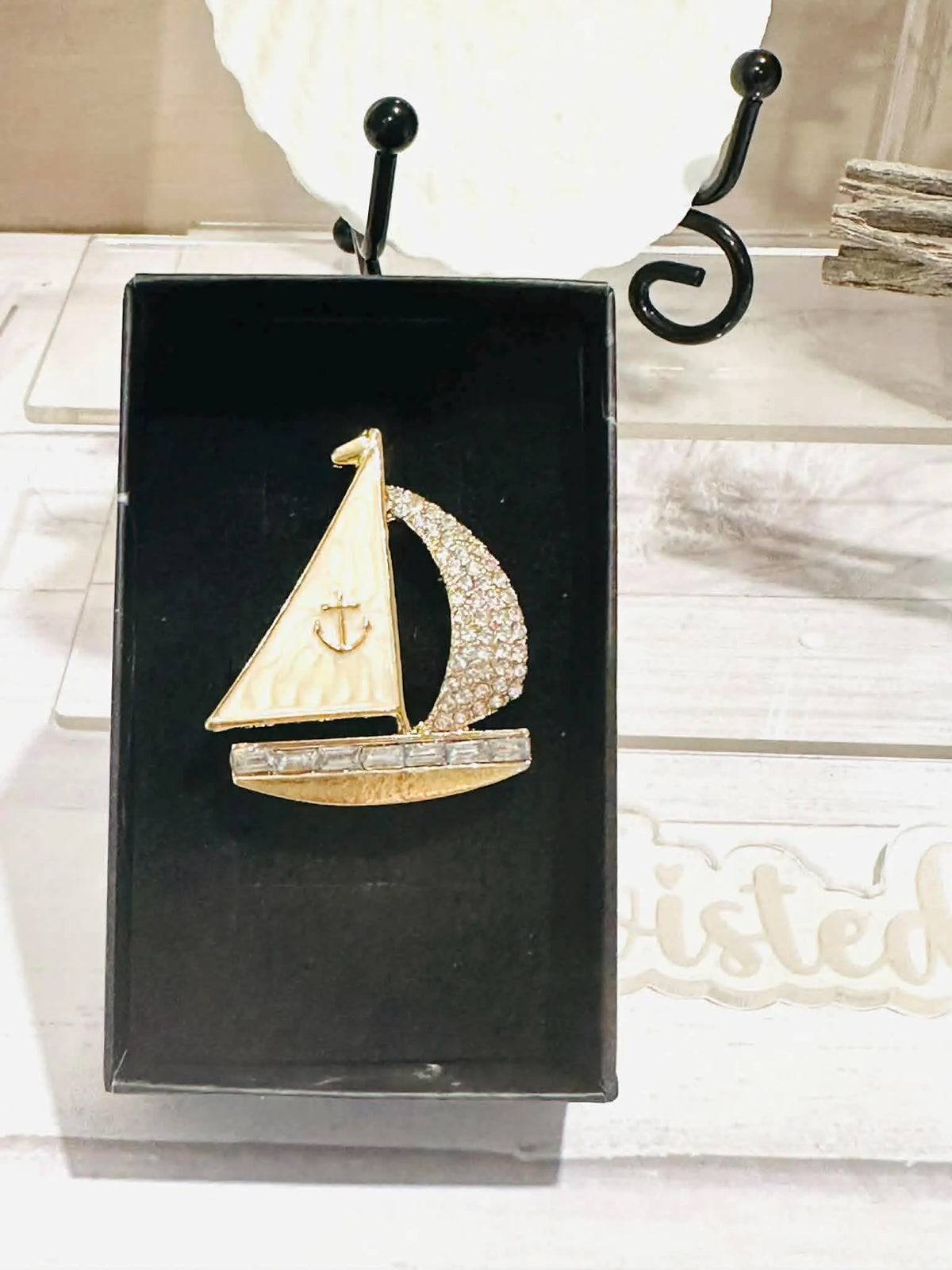 Sail Boat Brooch