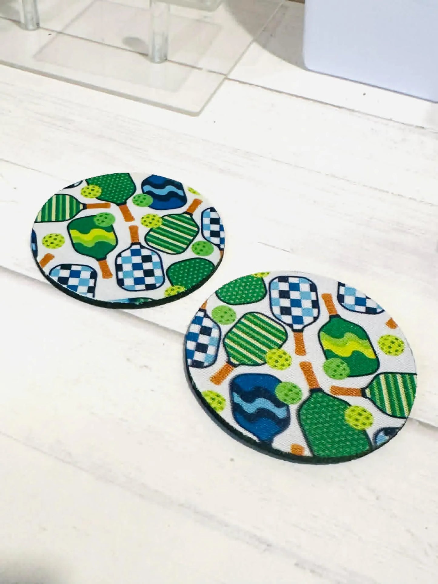 Pickleball Car Coasters