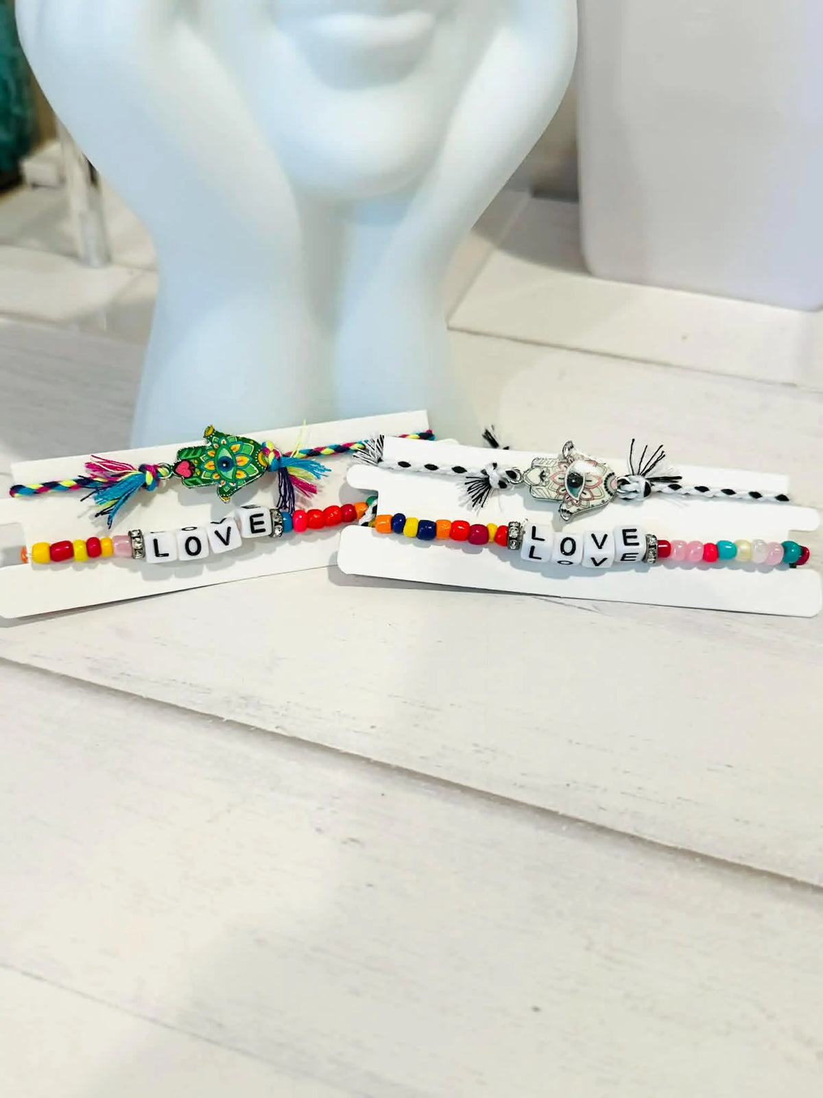 Hamsa Woven Love String Bracelet