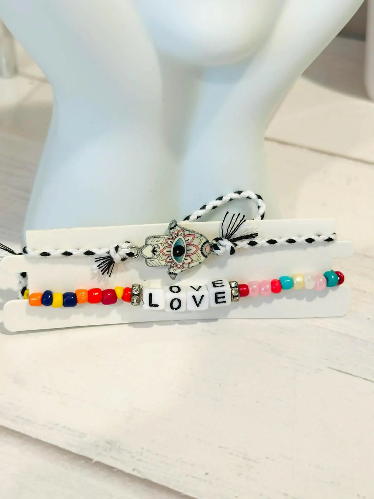 Hamsa Woven Love String Bracelet
