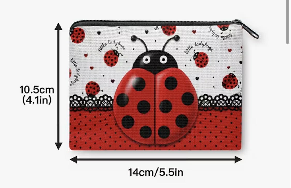 Ladybug Coin Purse