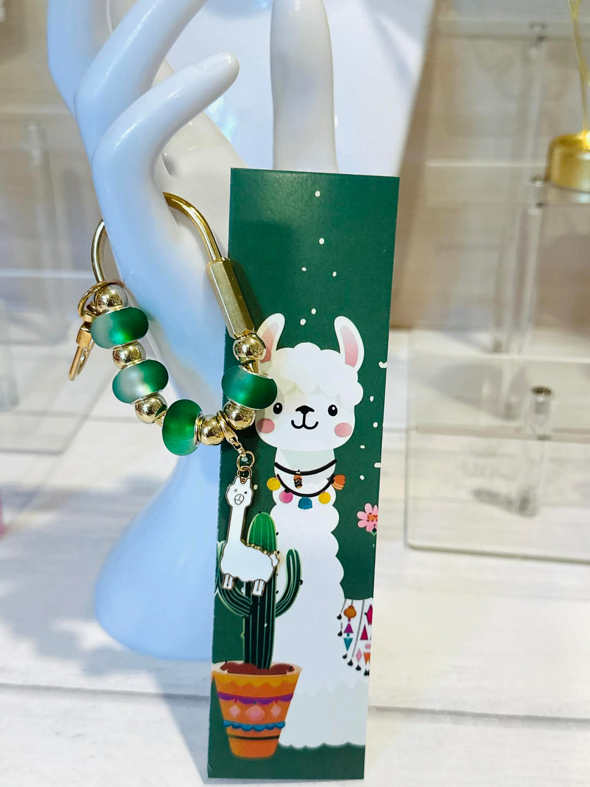Llama Alpaca Carabiner Bag Charms & Book Mark