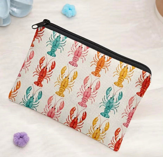 Colorful Lobster Coin Purse
