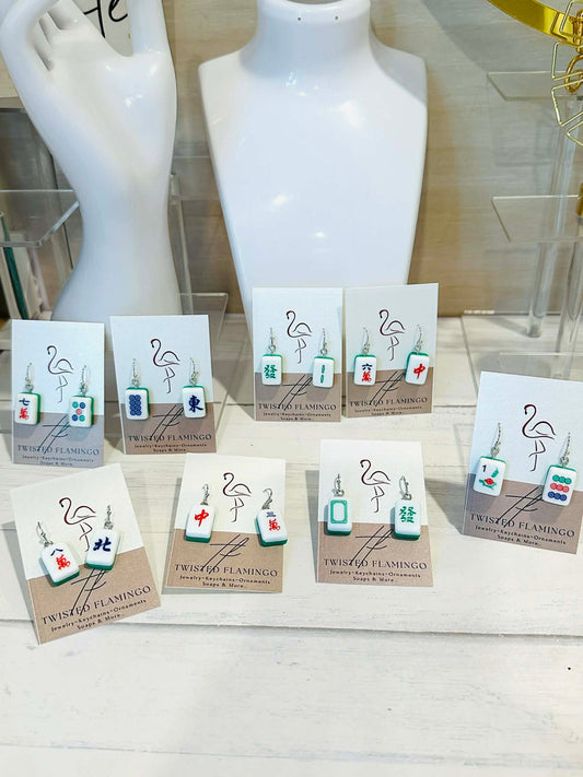 Mahjong Earrings