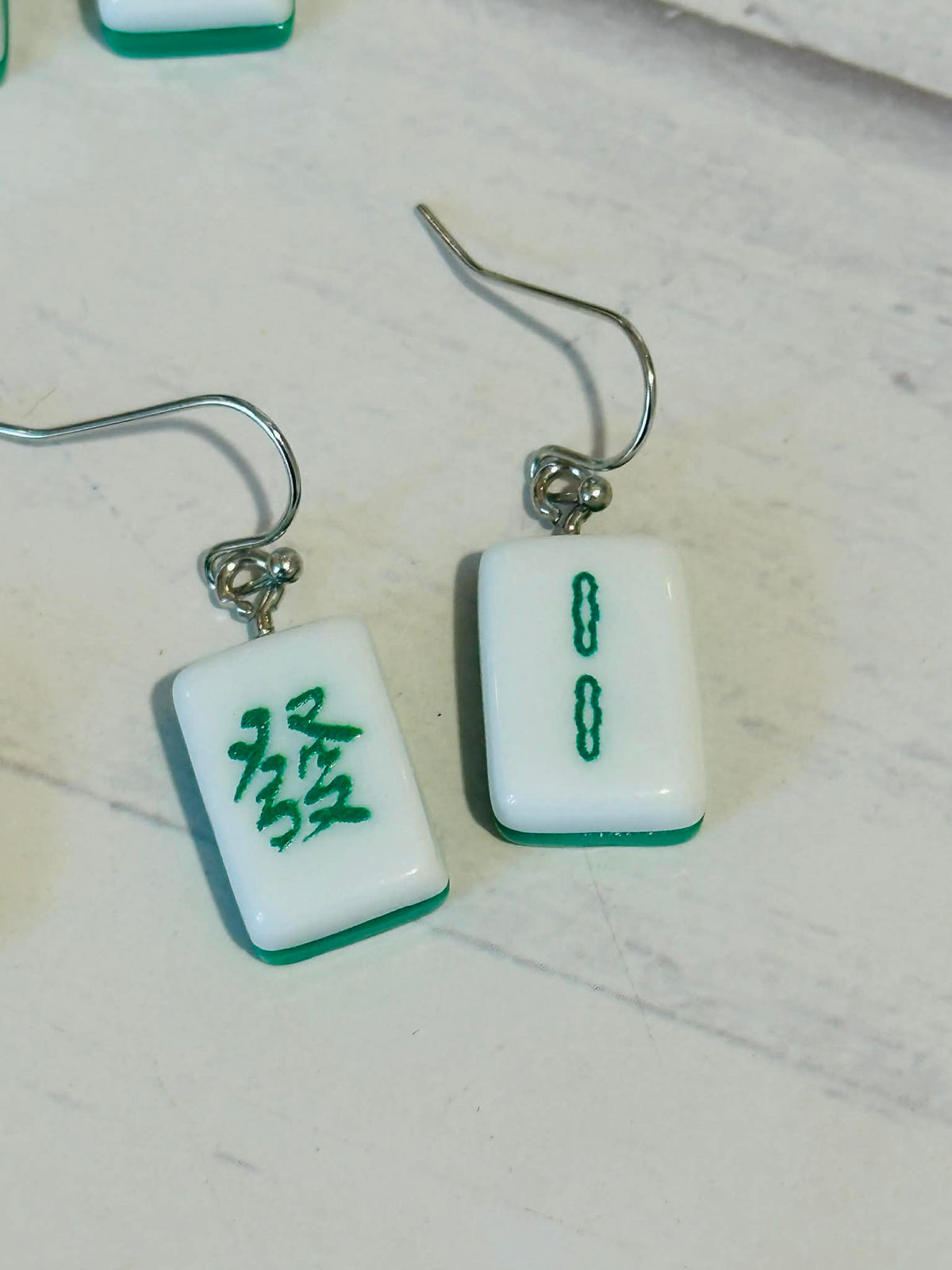 Mahjong Earrings