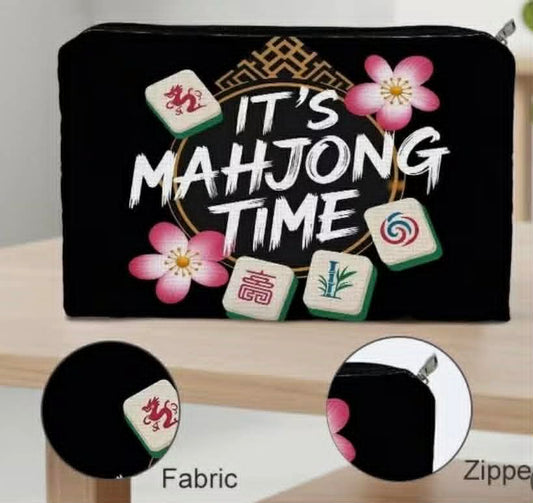 Mahjong Zippered Pouch
