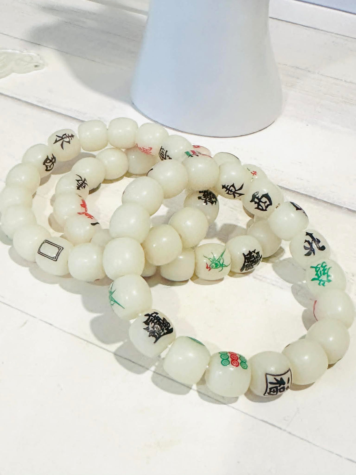 Mahjong Beaded Bracelets